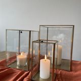 Windlichten 9 stuks met gouden details MERK House Doctor! - Afbeelding 4