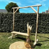 Houten loveseat - Afbeelding 2