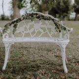 Witte loveseat - Afbeelding 2