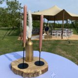 Kandelaren 20 stuks Zwart met goud - Afbeelding 4