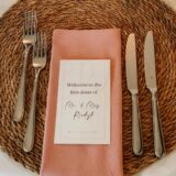 Roze servetten per 20 stuks te huur (80 stuks beschikbaar) - Afbeelding 4